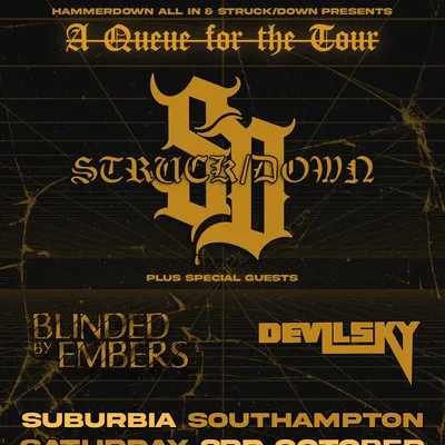 Struck/Down + Guests / Suburbia, Southampton