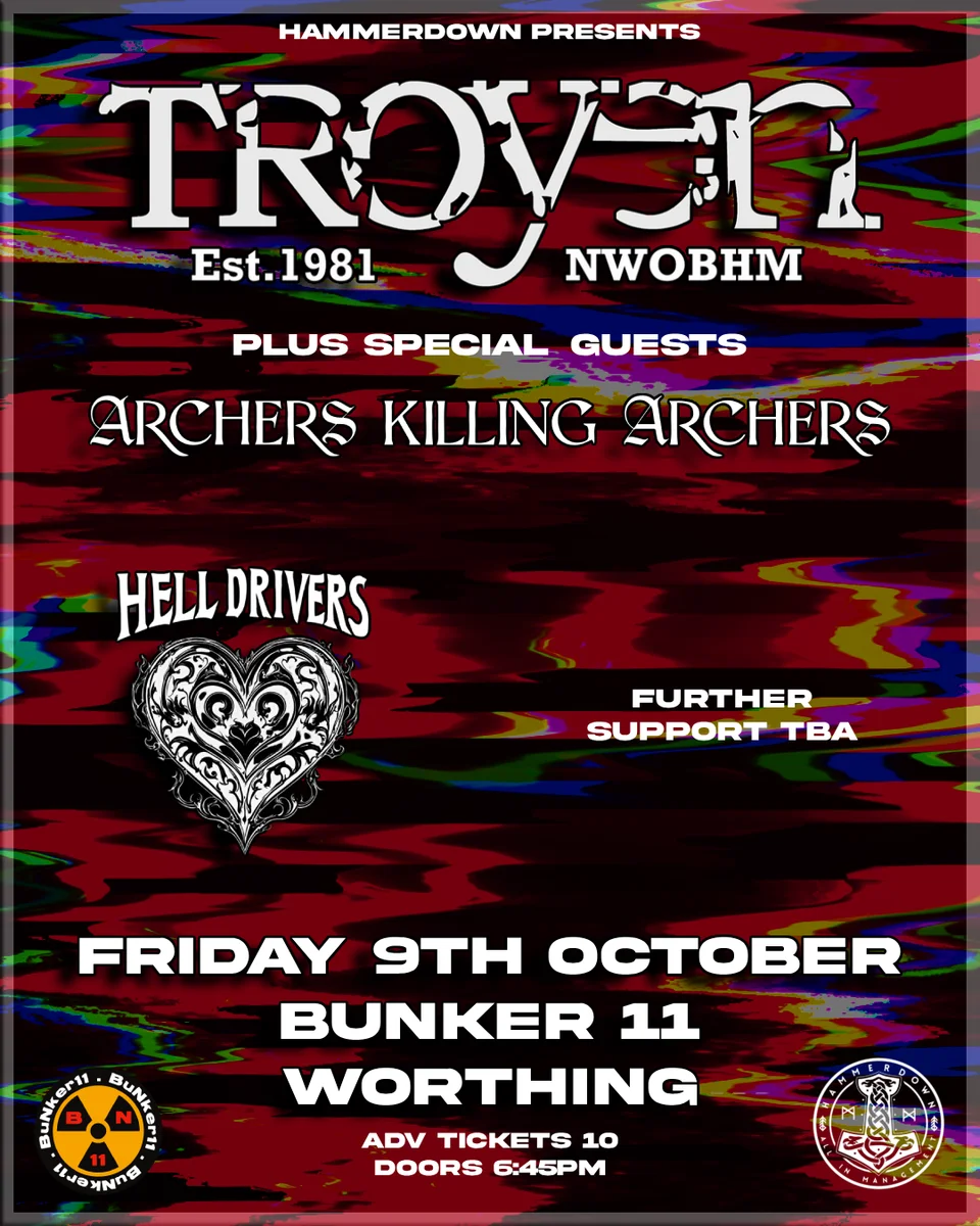 Hammerdown NWOBHM Nights: Troyen, Hell Drivers and more TBA